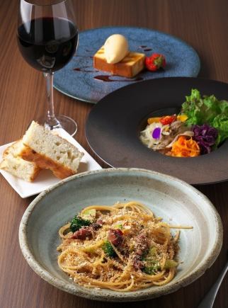 〈Planzo A〉午餐套餐♪ 享用主厨亲手制作的意式面包◎