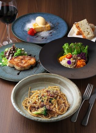 〈Pranzo B〉午餐套餐♪请享用每日的意大利面和肉类料理的每日主菜。