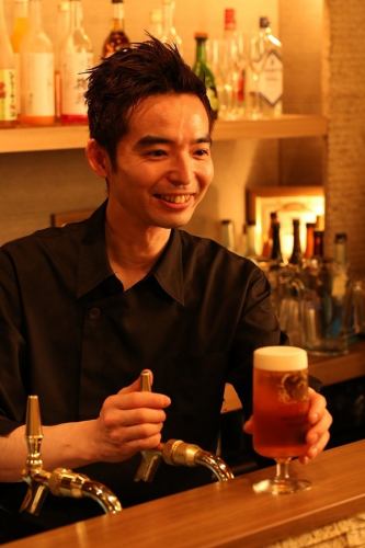 生ビールの達人が注ぐ絶品