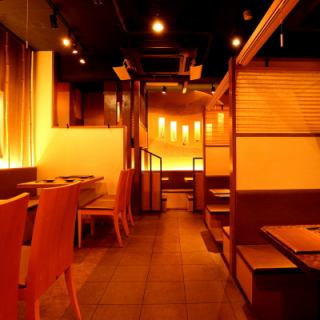 店内貸切は着席：～42名様、立食：～60名様で承っております♪ご予算などお気軽にお問い合わせください☆