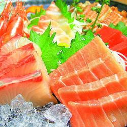 鮮魚六点盛り合わせ（一人前）