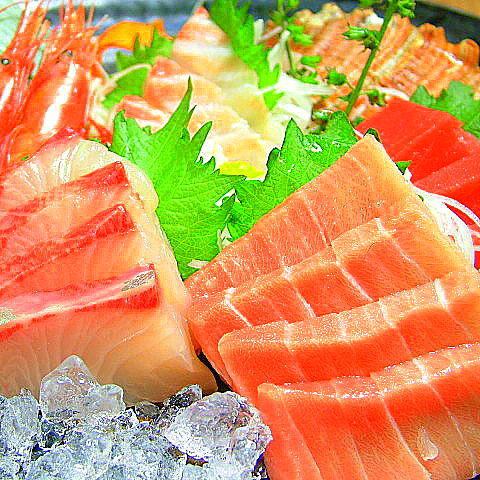 鮮魚六点盛り合わせ（一人前）