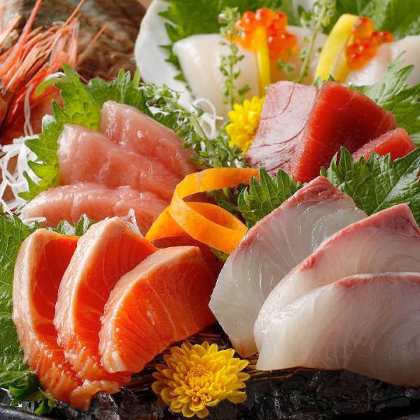鮮魚の6点盛り合わせ(1人前980円～)