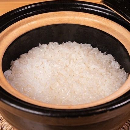お米は茨城県産ミルキークインを使用しております