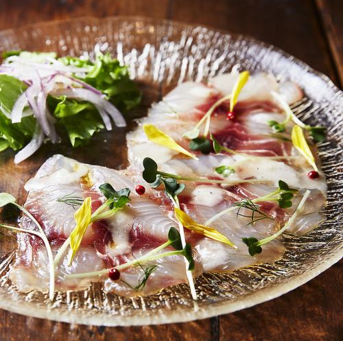 Fresh fish carpaccio