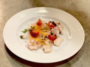 冷たい海の前菜 ~タコとトマトのマリネ~