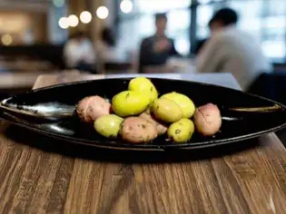 Marinated olives