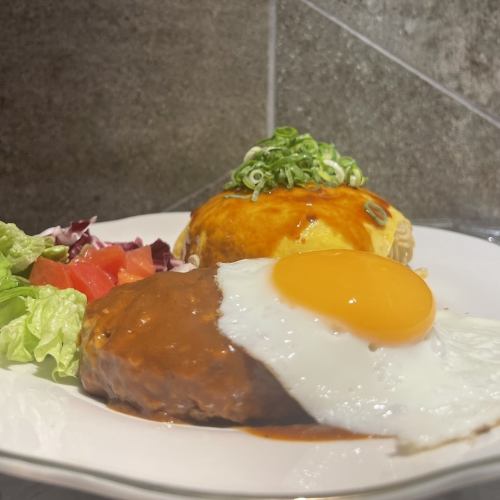 【全日☆】お好み焼きランチプレート＋ソフトドリンク付