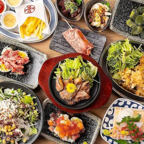 Fresh seafood delivered directly from the source × carefully selected meat dishes! A wide variety of exquisite dishes made with meticulous attention to detail await you!