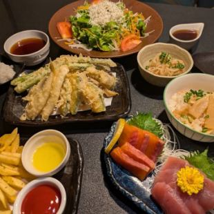 附2.5小時無限量暢飲【新年套餐】7道菜共4,500日元含稅★保證包廂★