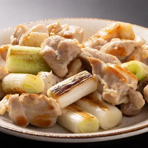 鶏ももの葱塩だれ焼き