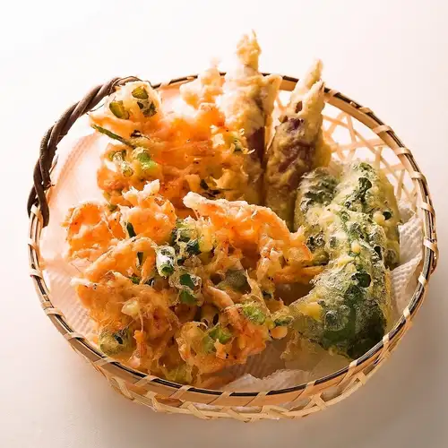 紅生姜と玉葱の天麩羅