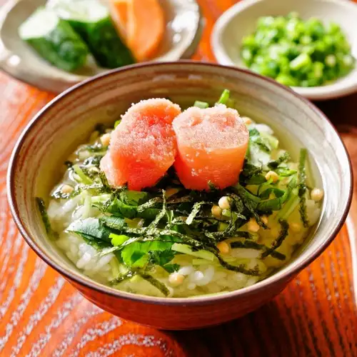地鶏だし茶漬け・明太