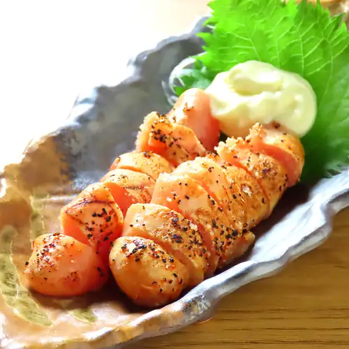 Seared spicy cod roe