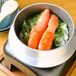 博多名物！明太子の釜飯