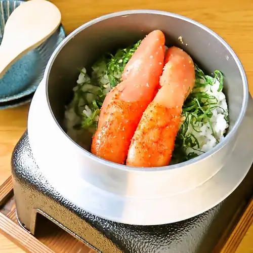 Hakata specialty! Mentaiko rice pot