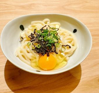 釜揚げバターうどん