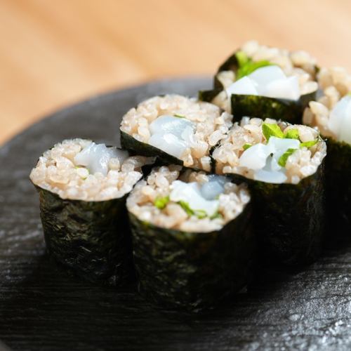 Squid shiso roll