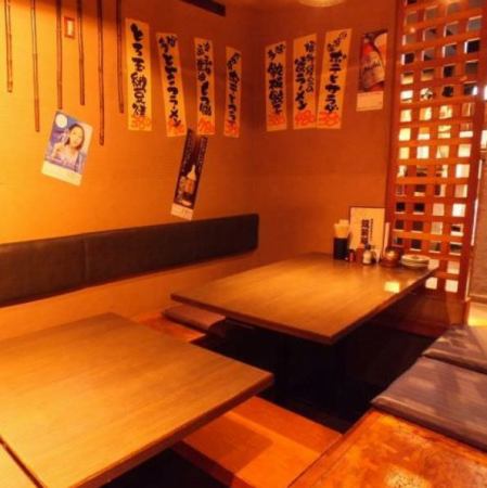 Popular tatami room seats♪Why don't you spend a relaxing and enjoyable time?
