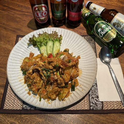 【当店自慢！！】ソフトシェルクラブパッポンカリー＜税込1,900円＞