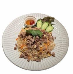 カオパット・豚