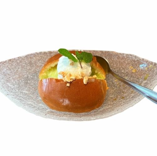 パンダンカスタードパン