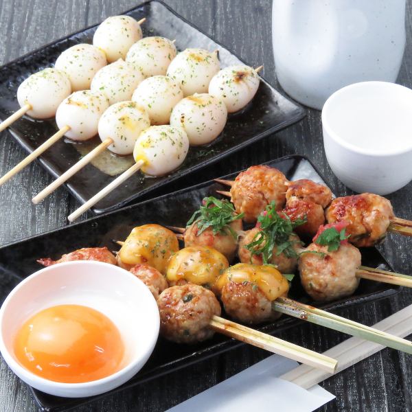 ◇◆当店名物！！「つくね」・「半熟うずらの串焼き」♪◆◇