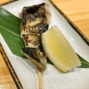 烤盐渍鲭鱼串