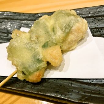 シソ明太の天ぷら串