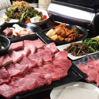 Most popular! [2 hours all-you-can-drink + 16 dishes] "Tetsugyu Beef Course" 9,280 yen (tax included)