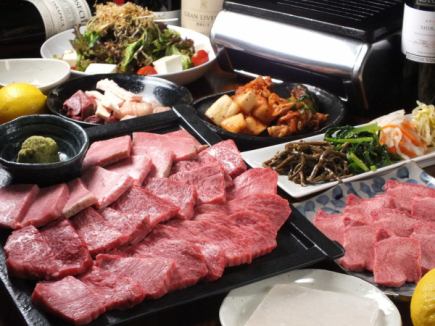 Most popular! [2 hours all-you-can-drink + 16 dishes] "Tetsugyu Beef Course" 9,280 yen (tax included)