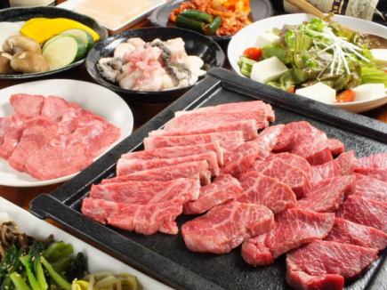 ≪仅限13道菜品≫ “美味瘦肉套餐” 6,200日元（含税） 仅限前一天预订！