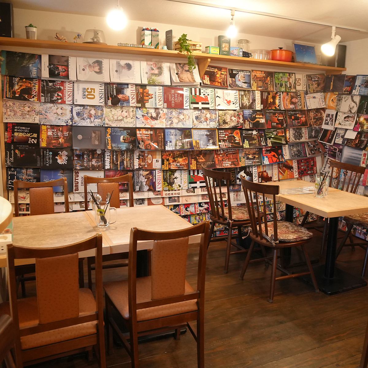 遊び心を感じる演出も魅力の店内。是非気軽にお越しください♪