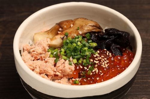 鮭とイクラの親子ご飯