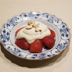 あまおうの白和え