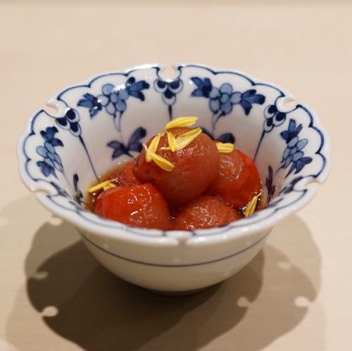 ミニトマトの揚げ浸し