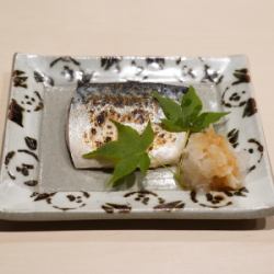 とろ鯖の塩焼き