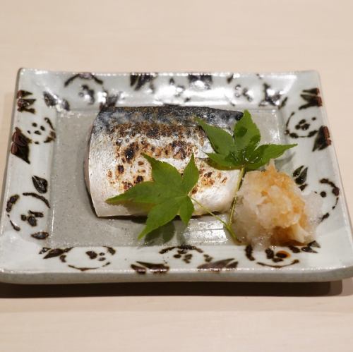 とろ鯖の塩焼き