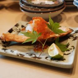 銀鮭の親子焼き
