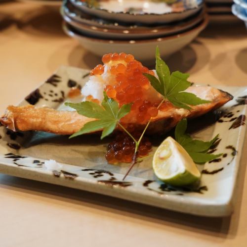 銀鮭の親子焼き