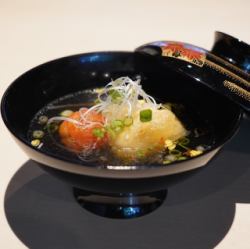 トマトとチーズの揚げ出し