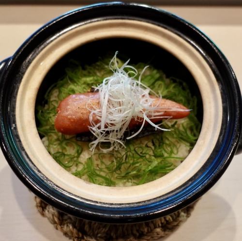 鯖と明太の炊き込み