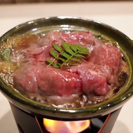 和牛すき焼きの小鍋
