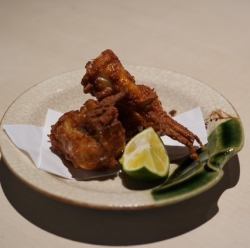 ふぐの唐揚げ