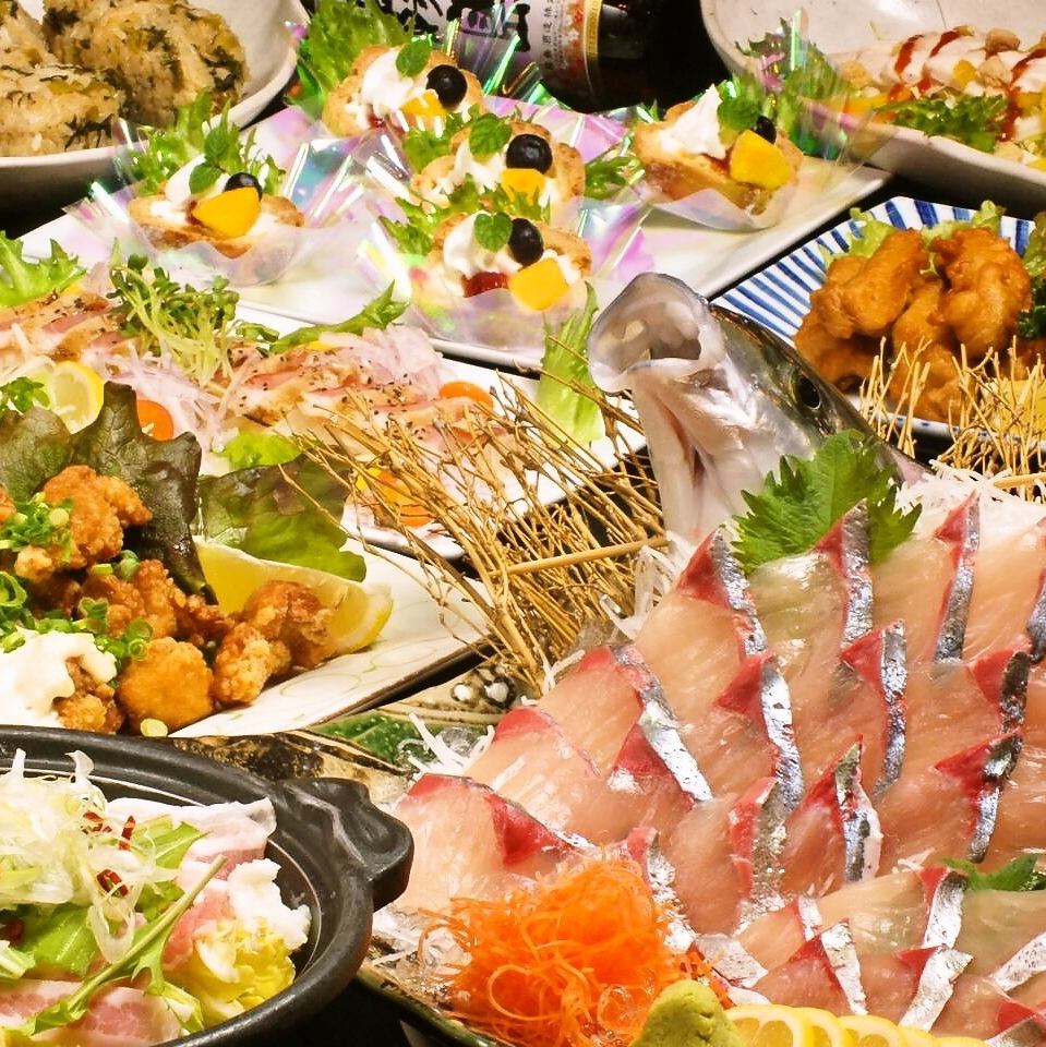 还提供生啤。3小时无限畅饮套餐3,500日元起！