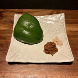 파리 파리 피망과 고기 된장 (1 장)