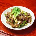 Chicken gizzards with black pepper