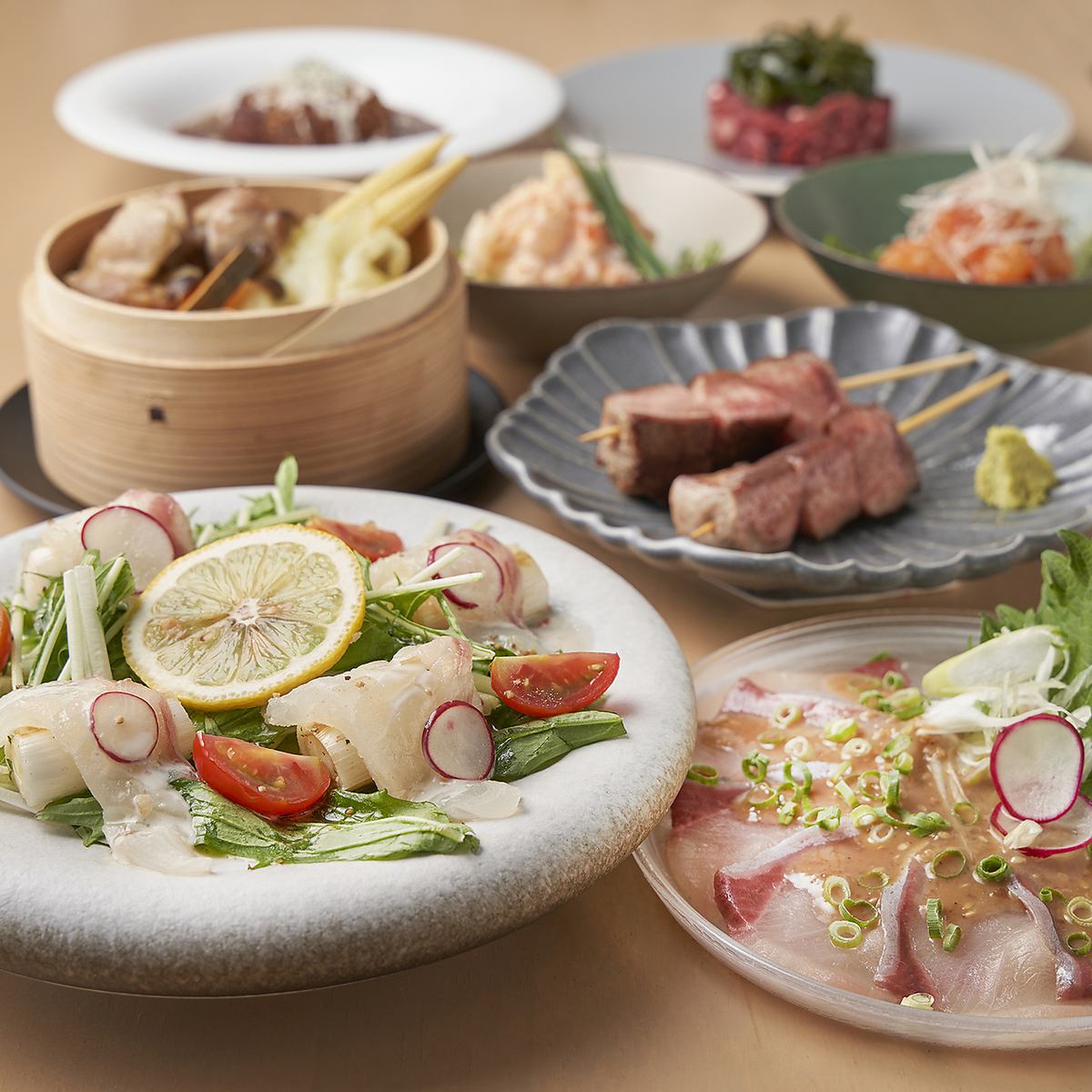 平日限定！全6品 3000円飲み放題付コースが超お得！