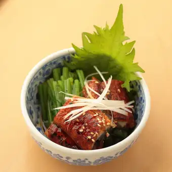 ほうれん草とうなぎ