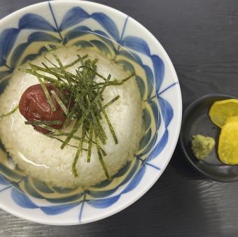 お茶漬け(鮭、梅、明太子)